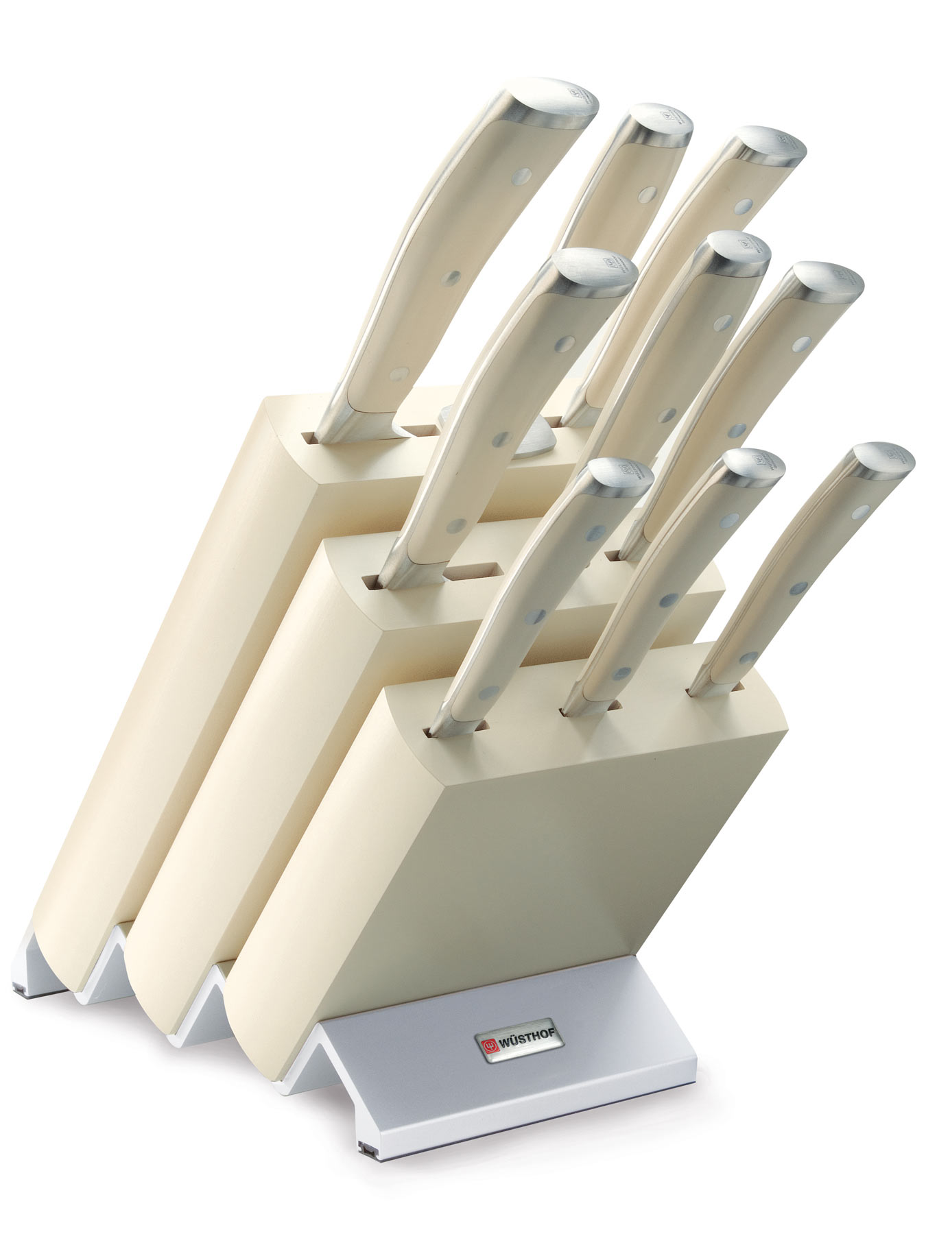 Wüsthof Classic Ikon weiß 9874 Messerblock mit 9 Teilen