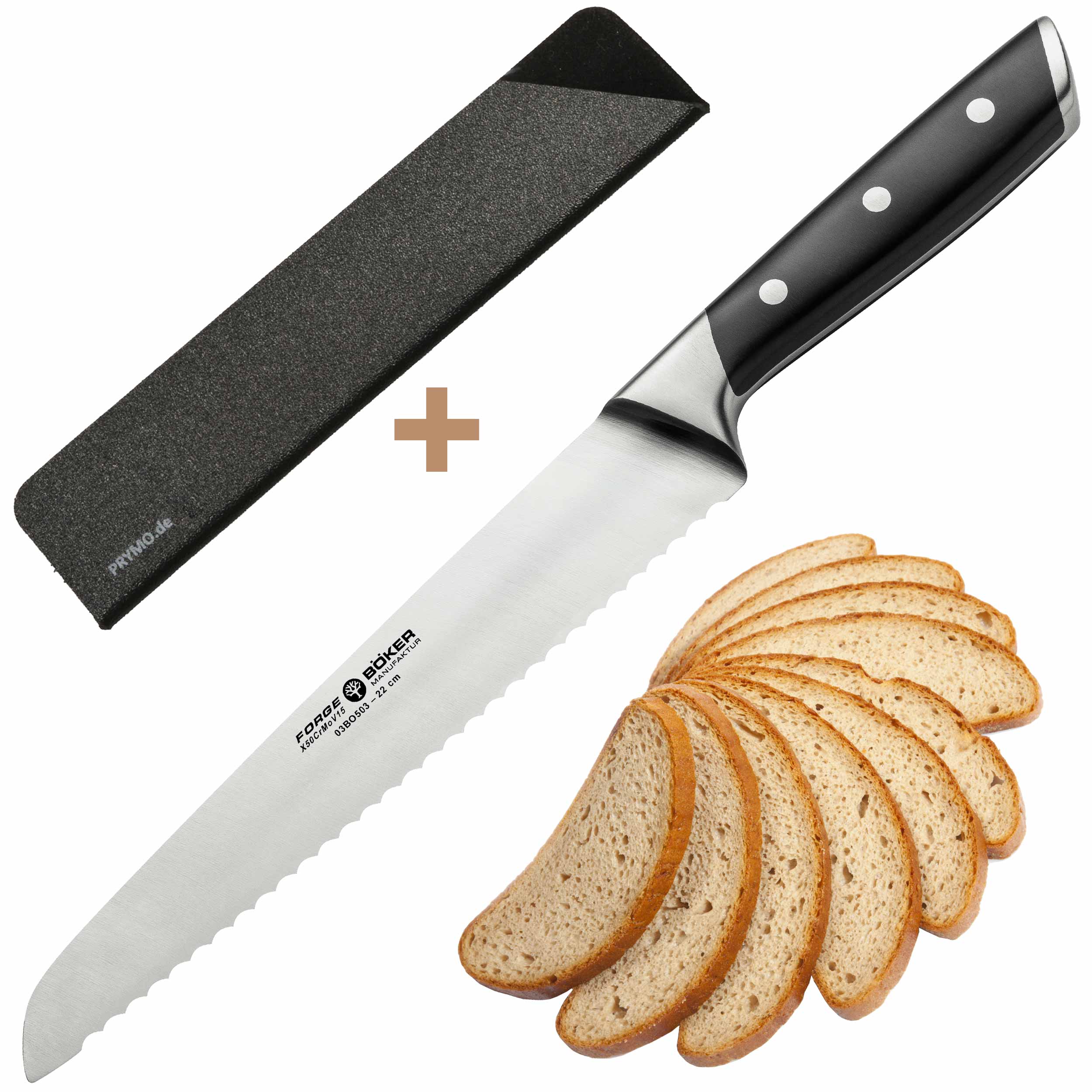 Böker Forge 03BO503 Brotmesser 22 cm