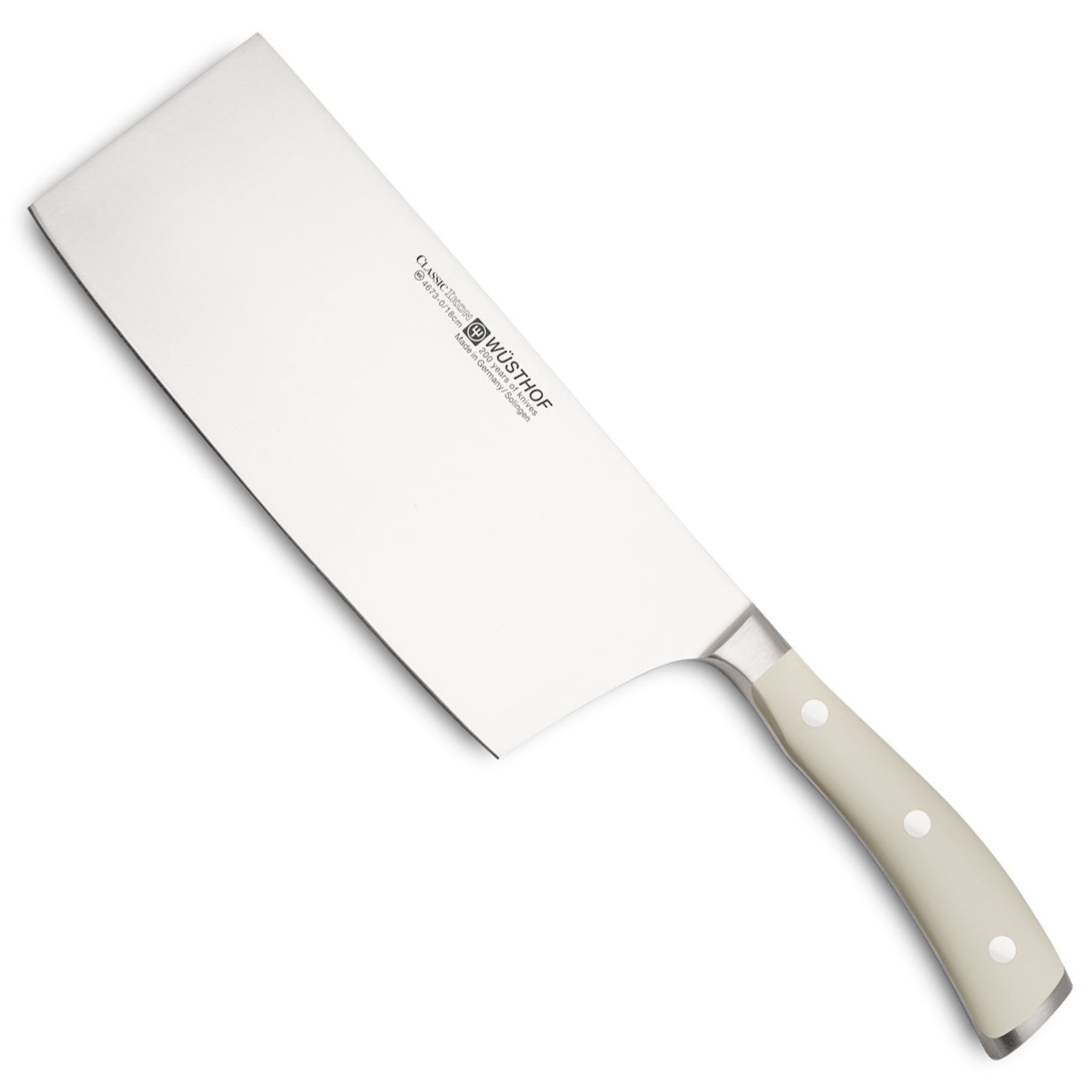 Wüsthof Classic Ikon weiß 4673-0/18 Chinesisches Kochmesser