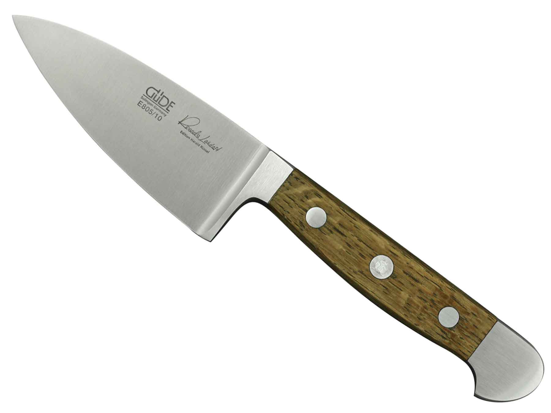 Güde Alpha Faßeiche Hartkäsemesser E805/10 - 10 cm