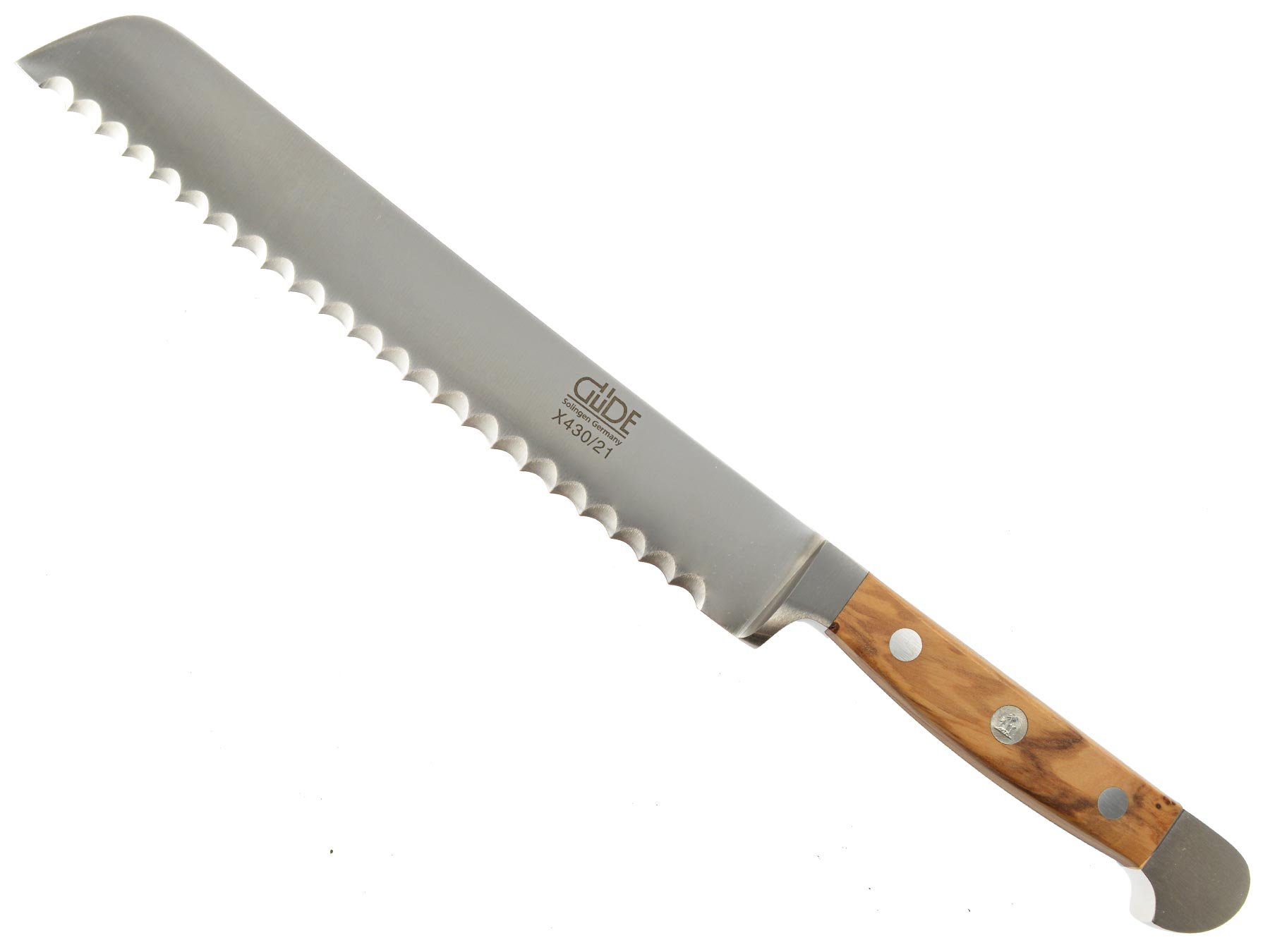 Güde Alpha Olive Brotmesser X430/21L linkshänder Version - 21 cm