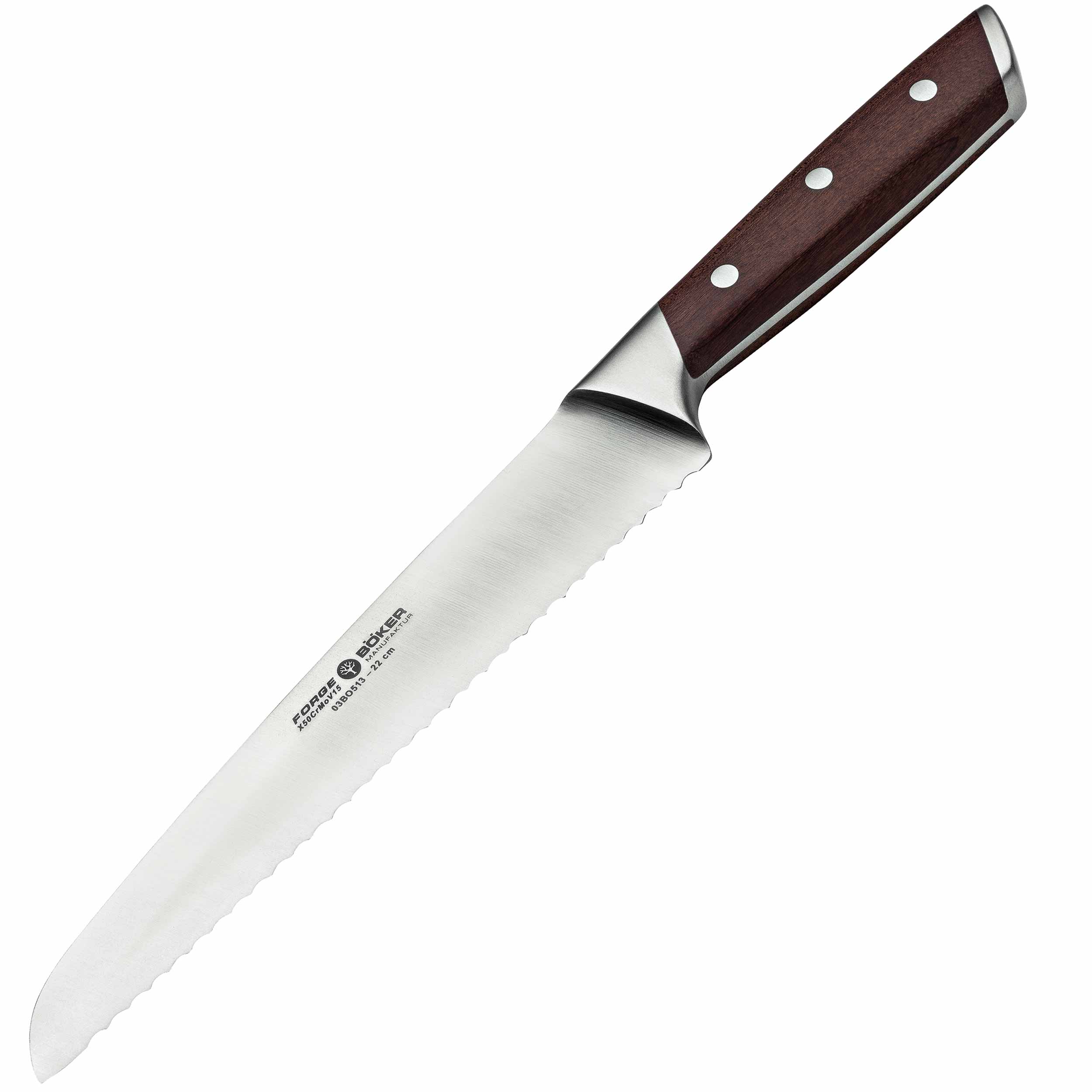 Böker Forge Wood 03BO513 Brotmesser 22 cm