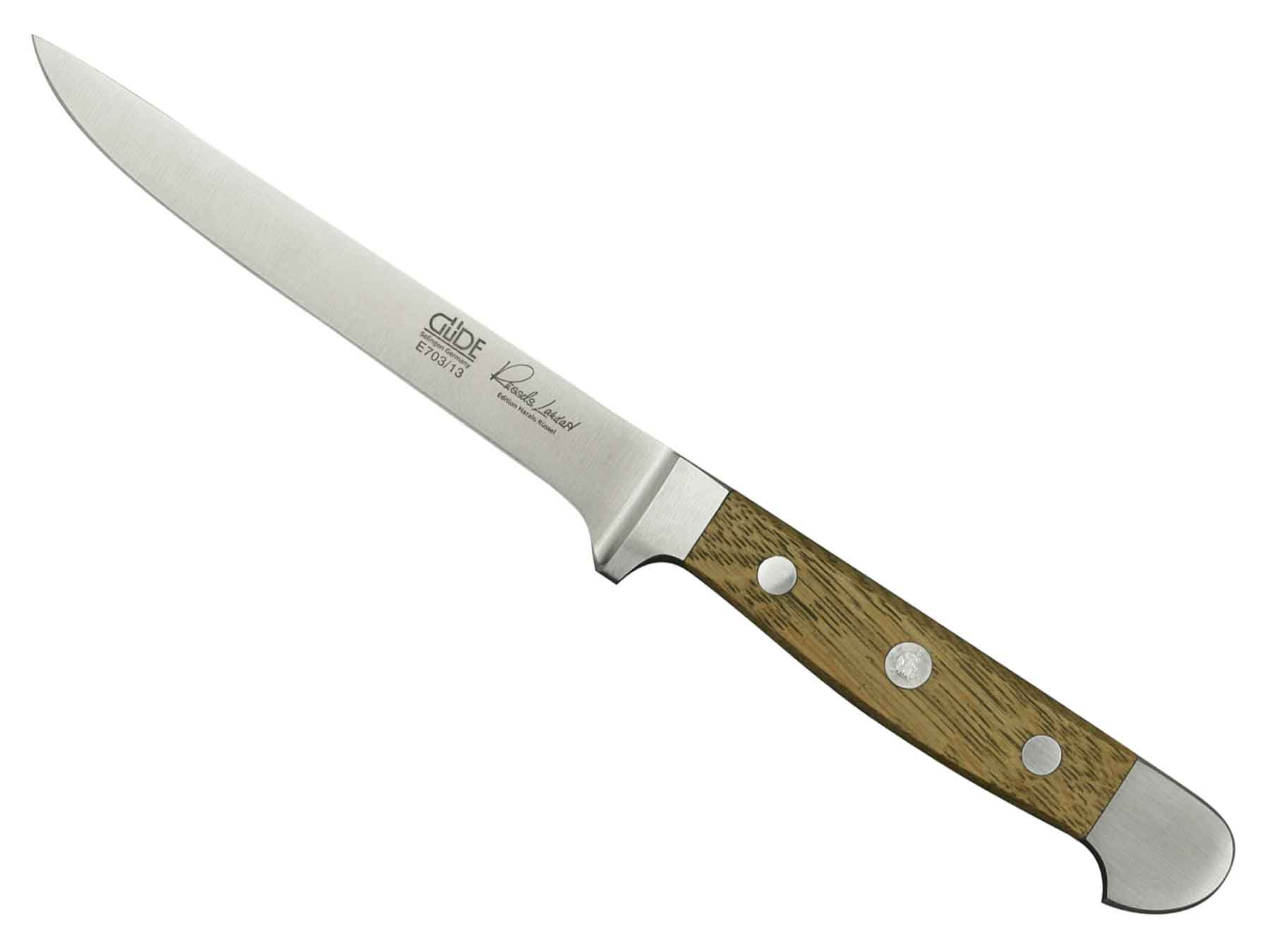 Güde Alpha Faßeiche Ausbeinmesser flexibel E703/13 - 13 cm