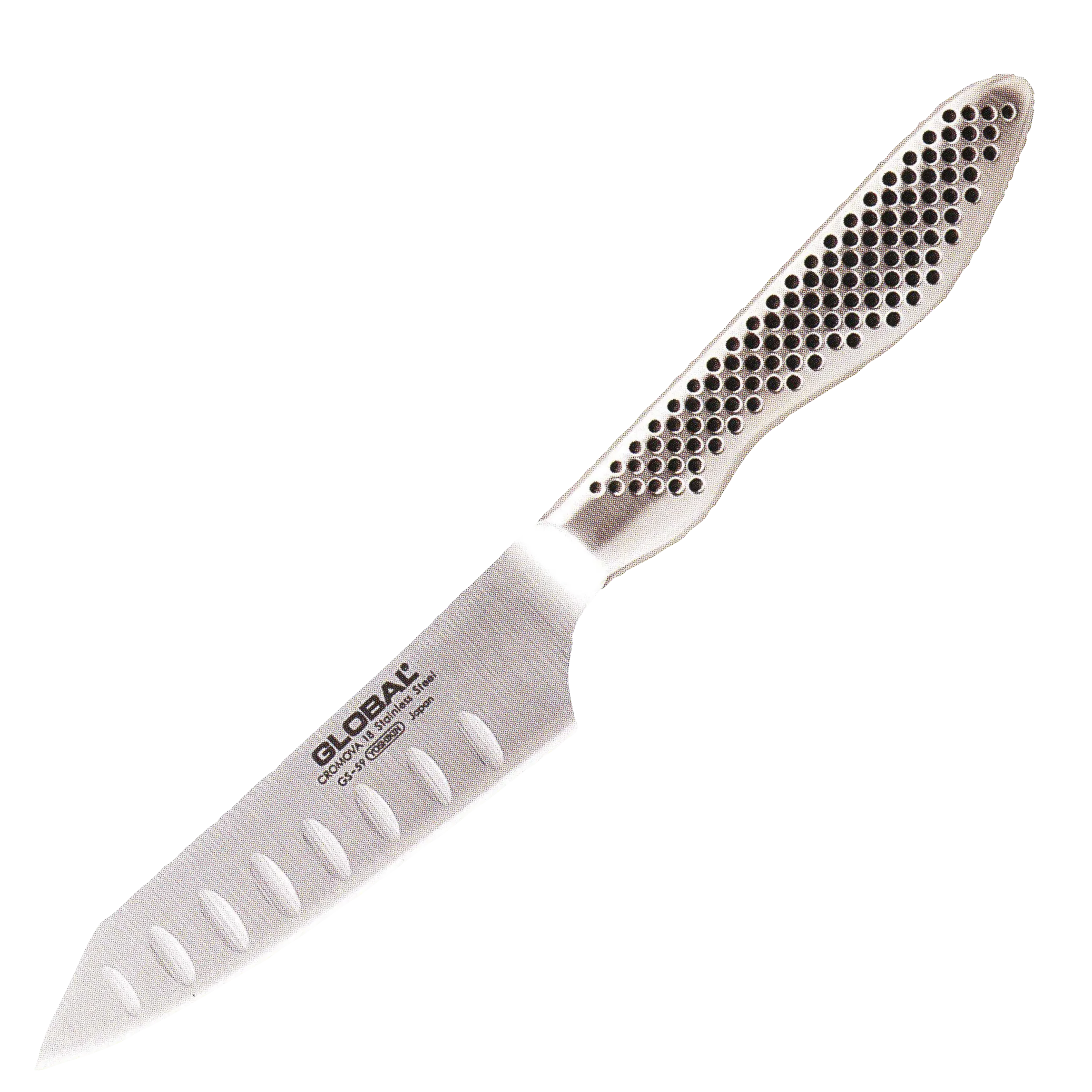 Global GS-59 Oriental Kochmesser Kullenschliff 11 cm Global Gs-59
